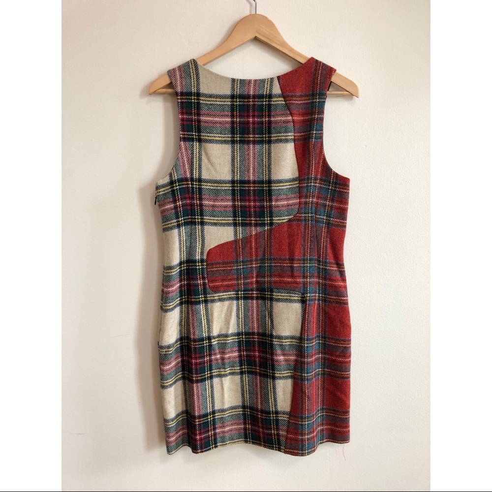 rag & bone wool plaid saami dress size 8